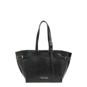 Calvin Klein Shopper táska 'WINGED MED SHOPPER'  fekete
