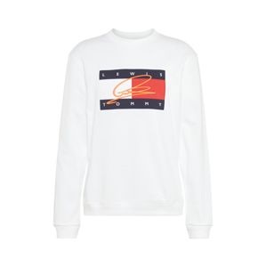 TOMMY HILFIGER Sweatshirt 'Lewis Hamilton FLAG CNECK SWEATSHIRT'  sötétkék / piros / fehér