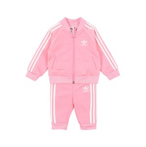 ADIDAS ORIGINALS Jogging ruhák  fehér / világos-rózsaszín