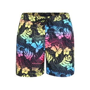 Tommy Hilfiger Underwear Rövid fürdőnadrágok  rózsaszín / sárga / fekete / kék