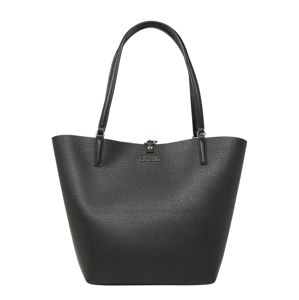 GUESS Shopper táska 'Alby'  fekete / fáradt rózsaszín