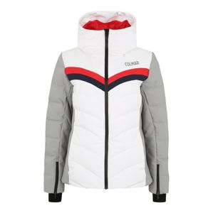 Colmar Kültéri kabátok 'SAPPORO L. DOWN SKI JACKET'  világosszürke / piros / fehér