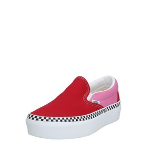 VANS Belebújós cipők 'UA Classic Slip-On Platform'  piros / rózsaszín