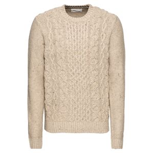 Pier One Pulóver 'Chunky Cable Knit Jumper'  bézs