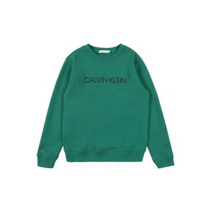 Calvin Klein Jeans Sweatshirt 'INSTITUTIONAL'  zöld