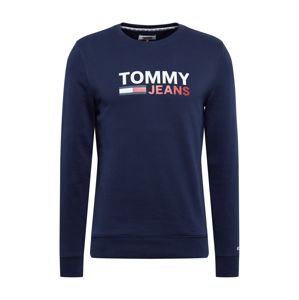 Tommy Jeans Tréning póló  tengerészkék / fehér / piros