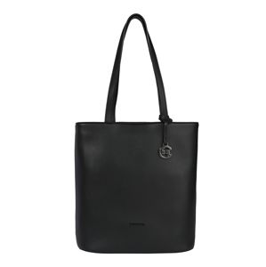 COMMA Shopper táska 'I´M A REBEL Shopper LVO'  fekete