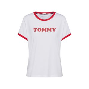 Tommy Hilfiger Underwear Hálóingek 'SS TEE SLOGAN'  világospiros / fehér