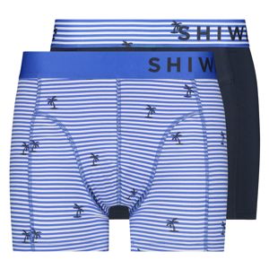 Shiwi Boxeralsók 'Striped palm'  kék