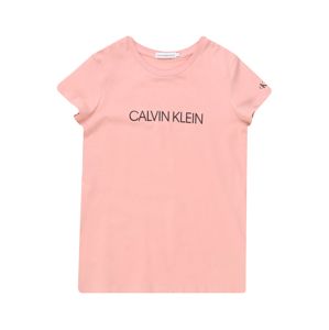 Calvin Klein Jeans Póló 'INSTITUTIONAL'  fekete / világos-rózsaszín