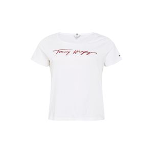 Tommy Hilfiger Curve Póló 'Carmen'  fehér / piros
