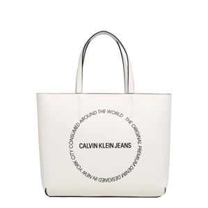 Calvin Klein Jeans Shopper táska 'SCULPTED EW TOTE 29'  fehér