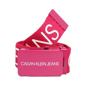 Calvin Klein Jeans Övek 'CANVAS LOGO BELT'  rózsaszín