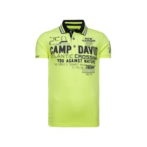 CAMP DAVID Póló  neonsárga