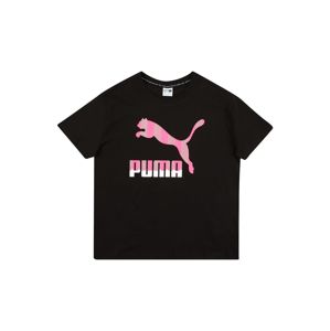 PUMA Funkcionális felső  rózsaszín / fekete / rózsa / fehér