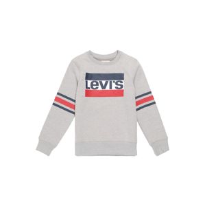 LEVI'S Tréning póló 'Sportswear Logo Striped Crew'  szürke melír