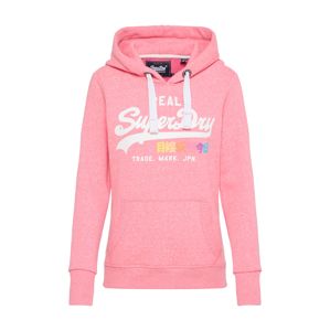 Superdry Tréning póló  rózsaszín / fehér