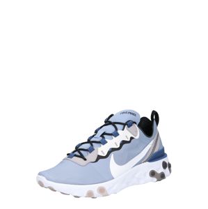 Nike Sportswear Rövid szárú edzőcipők 'NIKE REACT 55'  kék / fehér