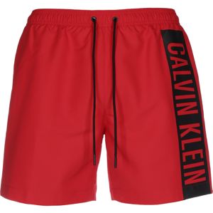 Calvin Klein Swimwear Rövid fürdőnadrágok 'Intense Power'  fekete / piros