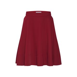 Calvin Klein Szoknyák 'SMOOTH TWILL HALF CIRCLE SKIRT'  burgundi vörös