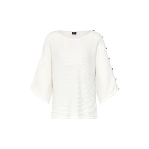 s.Oliver BLACK LABEL Oversize pulóver  gyöngyház-fehér