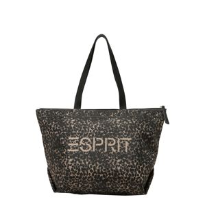 ESPRIT Shopper táska 'Cleo'  bézs / fekete