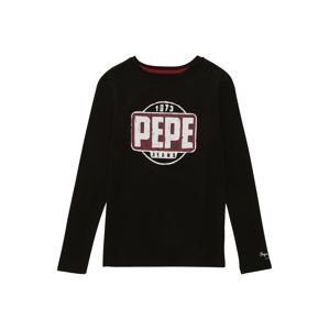 Pepe Jeans Póló 'BEREL'  fekete / piros / fehér