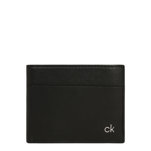 Calvin Klein Pénztárcák 'DIRECT 10 CC'  fekete / ezüst