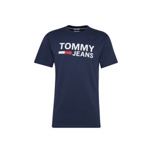 Tommy Jeans Póló  sötétkék / piros / fehér