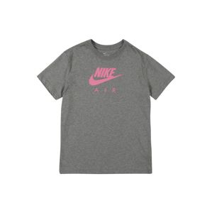 Nike Sportswear Póló 'Boyfriend'  szürke melír / rózsaszín