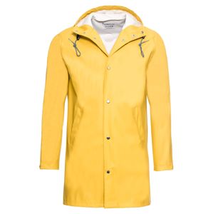 KnowledgeCotton Apparel Átmeneti kabátok 'Long Rain Jacket'  sárga