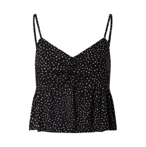 Miss Selfridge Top 'DT:SPOT RUCHED CAMI'  fekete