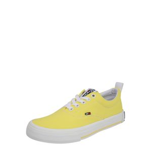 Tommy Jeans Sneaker 'Virginia 1D3'  fehér / sárga