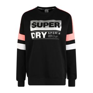 Superdry Tréning póló 'STREETSPORT CREW'  korál / fekete / fehér