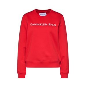 Calvin Klein Jeans Tréning póló 'INSTITUTIONAL'  piros