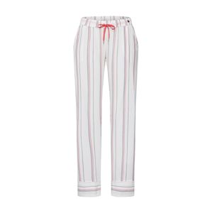 ESPRIT Pizsama nadrágok 'Adah'  fehér / pasztellpiros / fekete