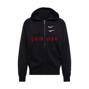 Nike Sportswear Tréning dzseki 'Swoosh'  fekete / piros