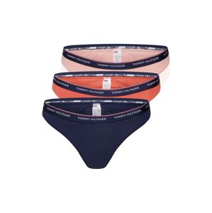 Tommy Hilfiger Underwear String bugyik '3P THONG'  sötétkék / narancs / rózsaszín