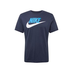 Nike Sportswear Póló  égkék / sötétkék / fehér