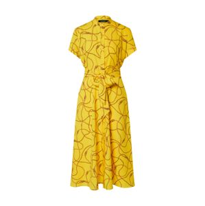 Lauren Ralph Lauren Nyári ruhák 'KURKO-SHORT SLEEVE-CASUAL DRESS'  sárga