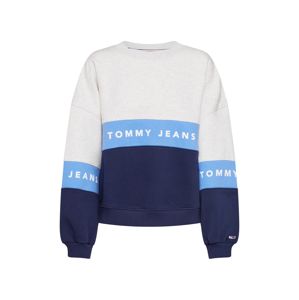 Tommy Jeans Tréning póló  szürke / kék