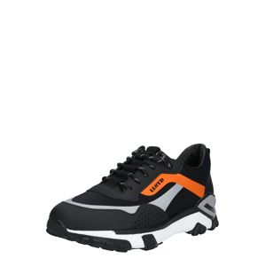 LLOYD Rövid szárú edzőcipők 'BOCAS'  antracit / fekete / világosszürke / sötét narancssárga