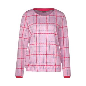 STREET ONE Shirt mit Multicolour Karo  rózsaszín / rózsaszín / kék