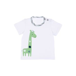 STERNTALER Póló 'Giraffe'  fehér / világoszöld / galambkék / tengerészkék