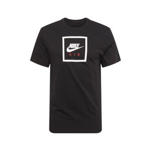 Nike Sportswear Póló 'AIR'  fekete / fehér