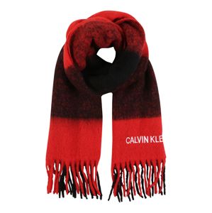 Calvin Klein Jeans Sál 'BUFFALO CHECK'  fekete / piros