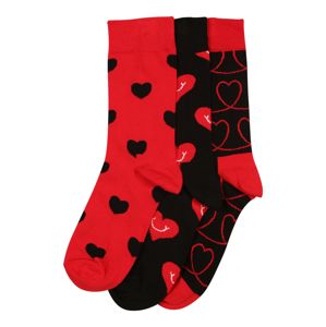 Happy Socks Sportzoknik  piros / fekete / fehér
