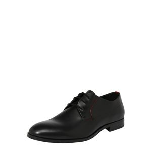 HUGO Fűzős cipő 'Boheme Derb ltre'  piros / fekete