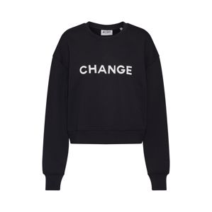 Worst Behavior Sweatshirt 'Change'  fehér / fekete