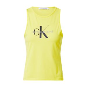 Calvin Klein Jeans Top 'MONOGRAM STRETCH SPORTY TANK'  sárga